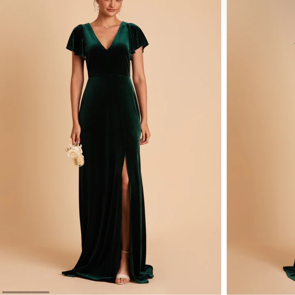 Azazie Velvet medium wrap bridesmaid dress! Brand new never worn!